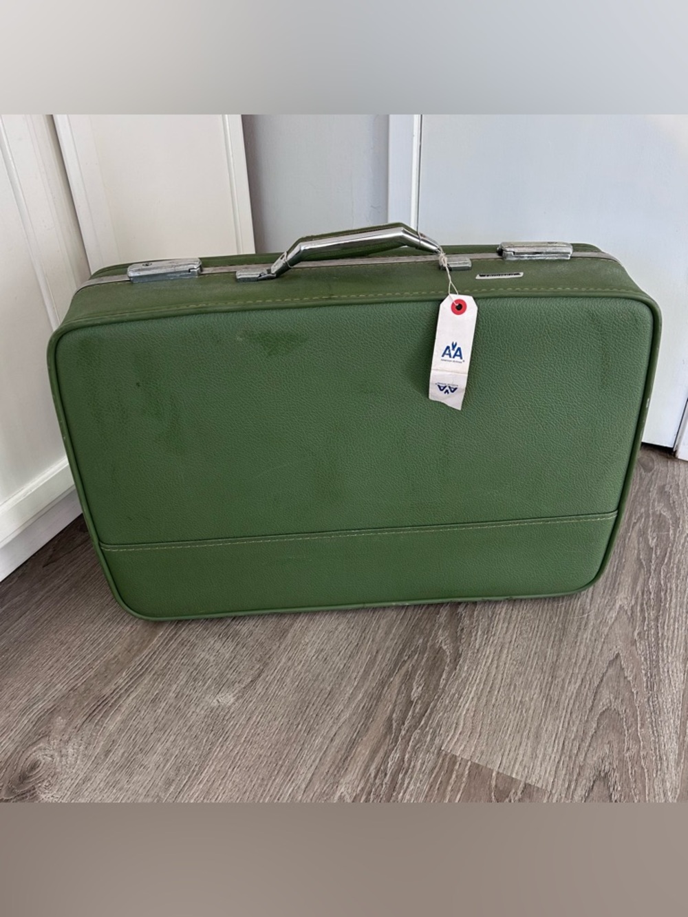 Green Vintage American Tourister Trump Hardcase Briefcase